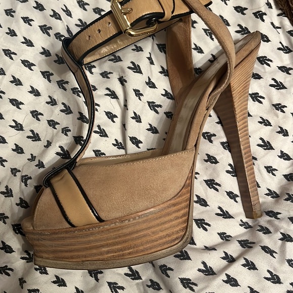 Fendi Authentic Designer Platform Heels - Picture 3 of 7